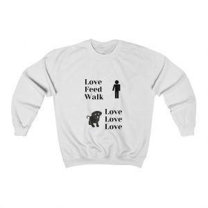 Love Feed Walk Unisex Crew Neck Sweat Shirt